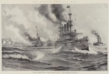 La guerre hispano-américaine, la flotte de l